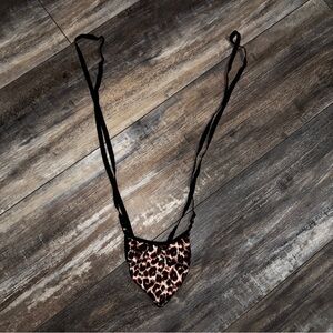 Mankini Leopard Print Thong